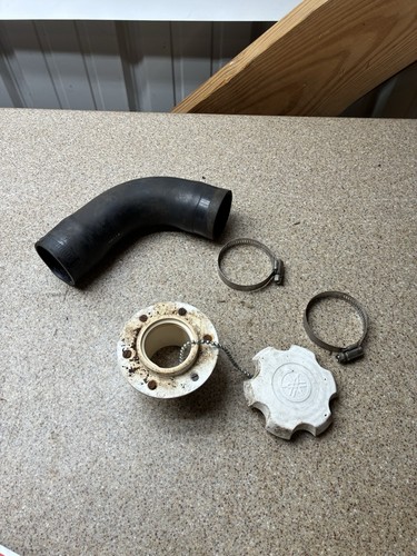 OEM 1987 87 YAMAHA WAVERUNNER WR 500 GAS FUEL CAP WITH FILLER HOSE S134-60