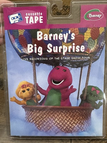Barney's Big Surprise! Live On Stage Audio Cassette NEW FACTORY SEALED 1997 RARE - Picture 7 of 7