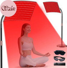 Red Light Therapy for Body Face, Infrared Light Therapy Lamp with Adjustable Sta