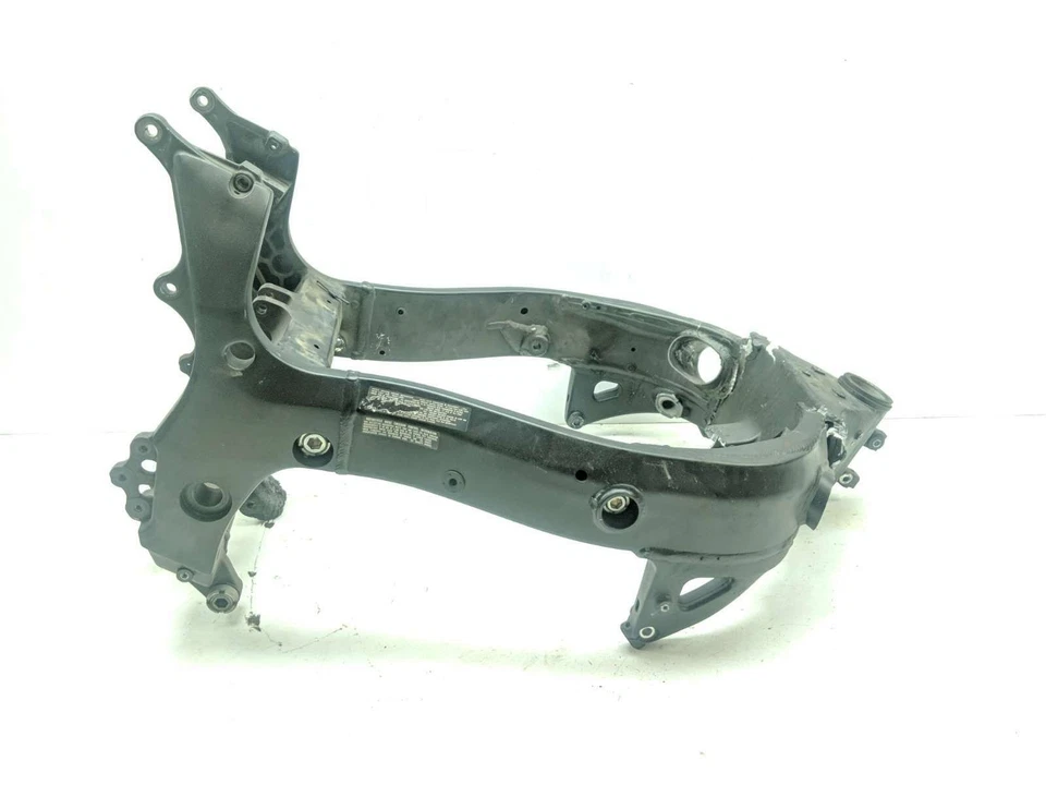 08 18 Suzuki Hayabusa GSX1300R Main Frame Chassis CRACKED SLVG - Image 2 of 4