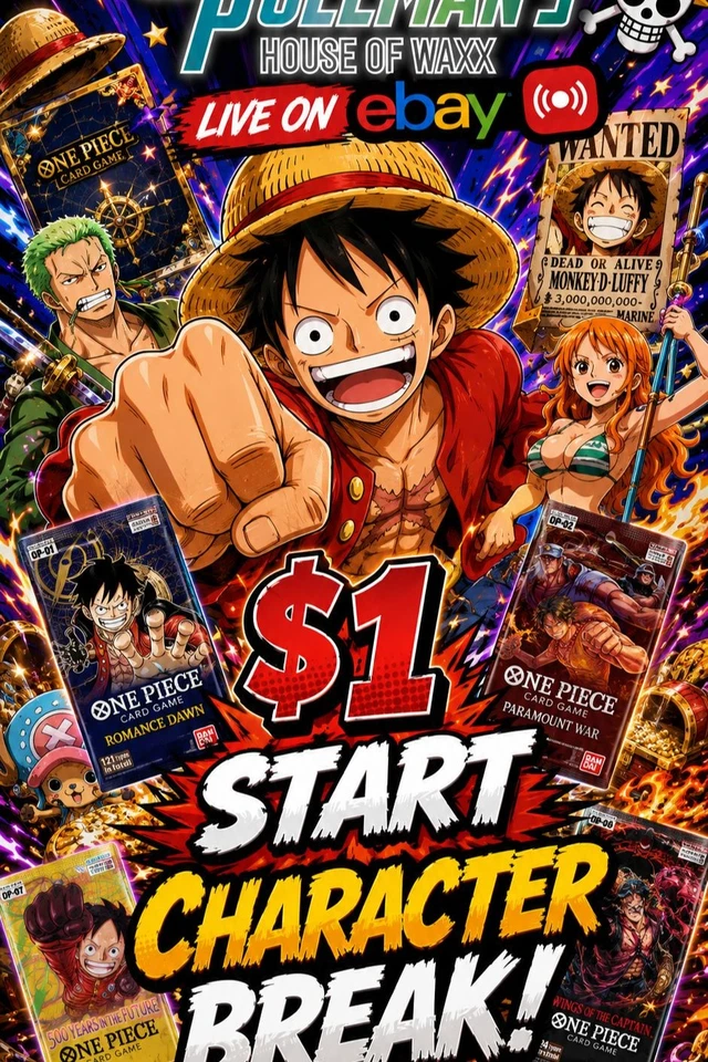 🔥$1 START ONE PIECE PREMIUM CHARACTER BREAK W/LUCKY LUKE🔥