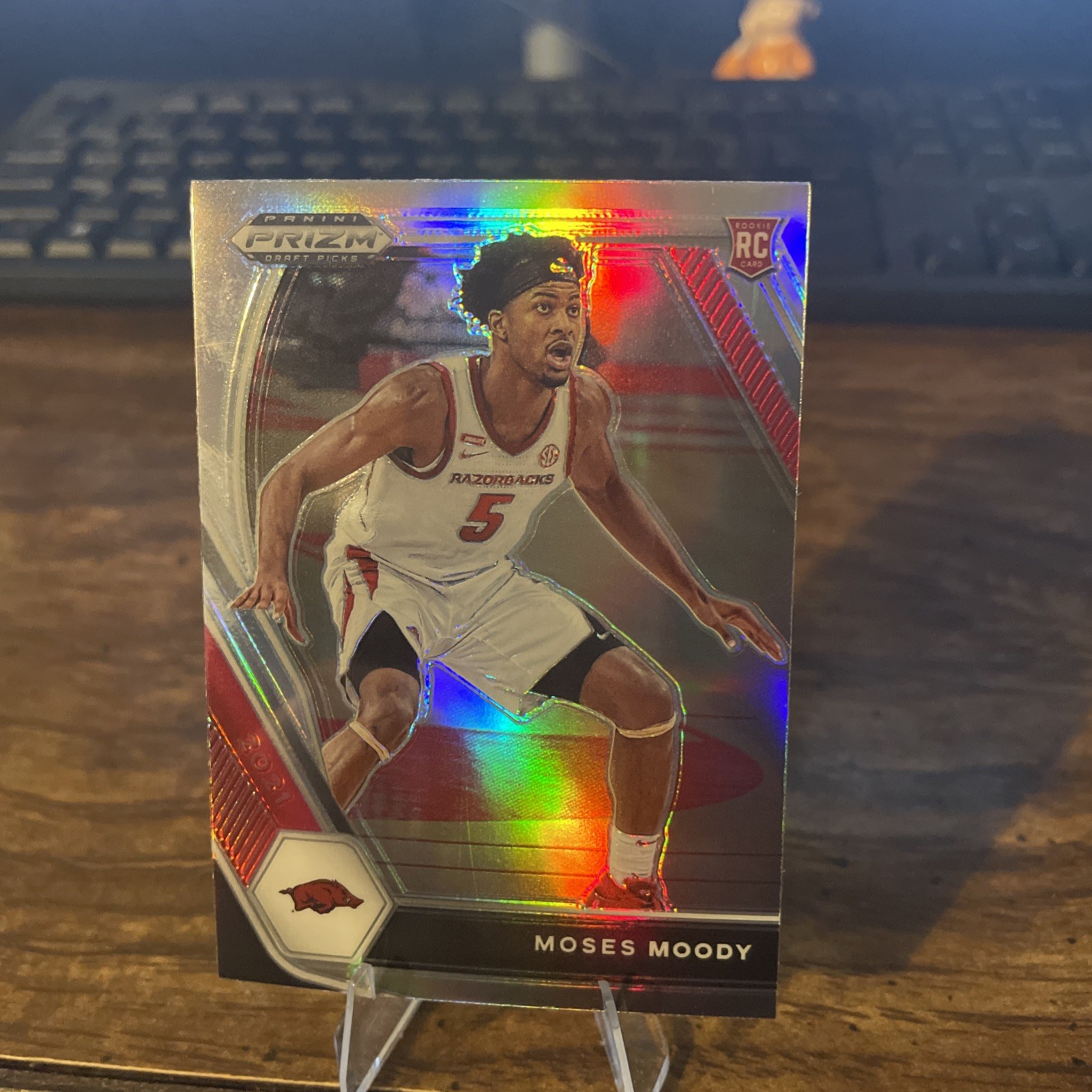 2021-22 Panini Prizm Draft Picks - Moses Moody #11 Silver Prizm (RC)