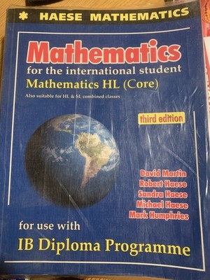 IB Mathematics HL (Core) - Mathematics for the international student (IBDP)