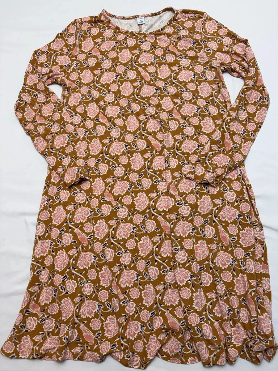 old navy brown floral dress Dresses for Women for sale neck smocked waist elasticized BRIDAL NEW Nike Women's Sportswear Essential Primary color:Gray