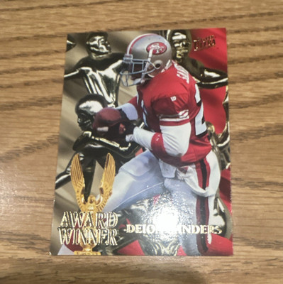 Fleer 1995 Award Winner Insert Deion Sanders 49ers #5 of 6 Football SB XXIX