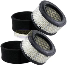 2 Pack Air Compressor Air Intake Filter Elements with Pre-Filters