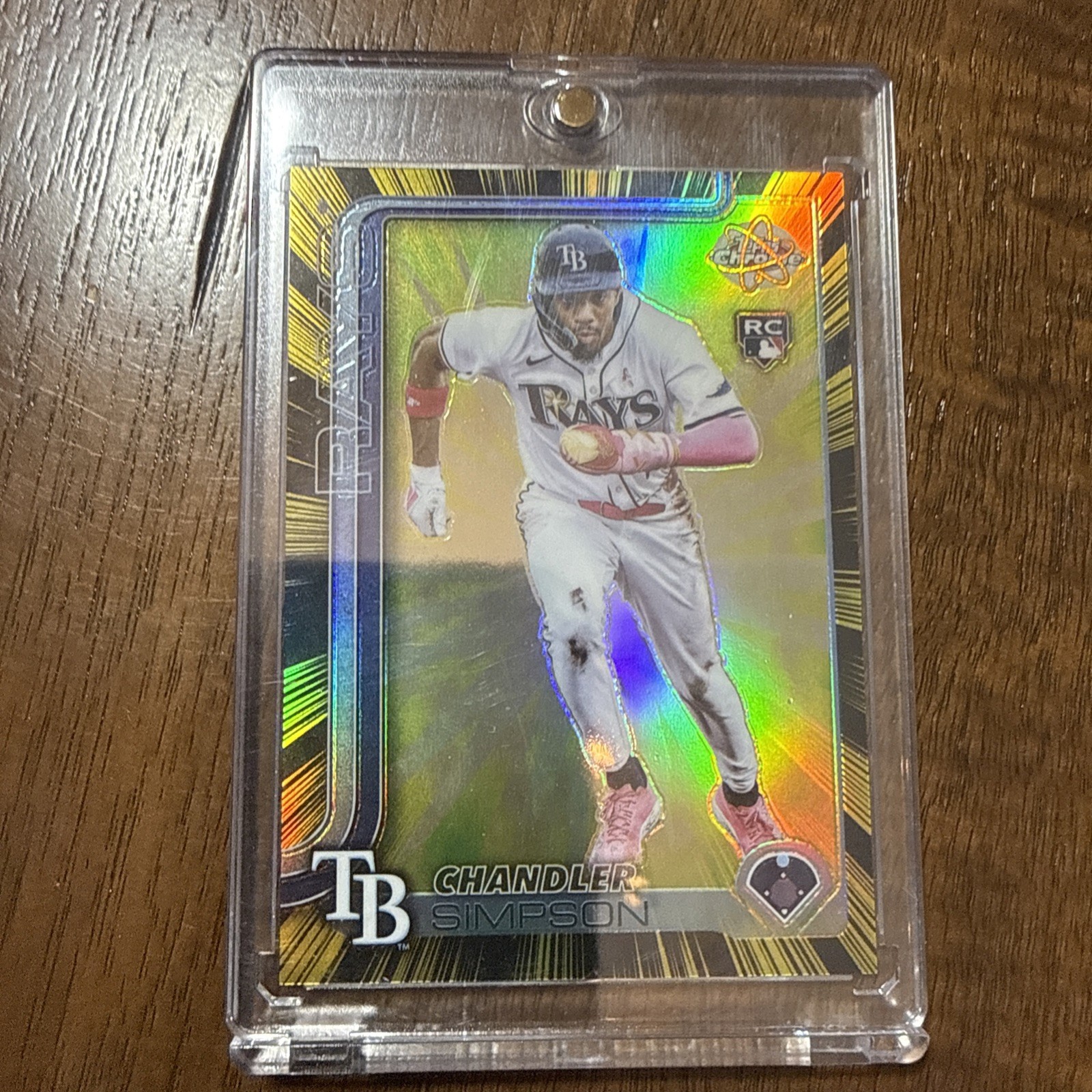 2025 Topps Chrome Update Chandler Simpson Radiating Rookie SSP