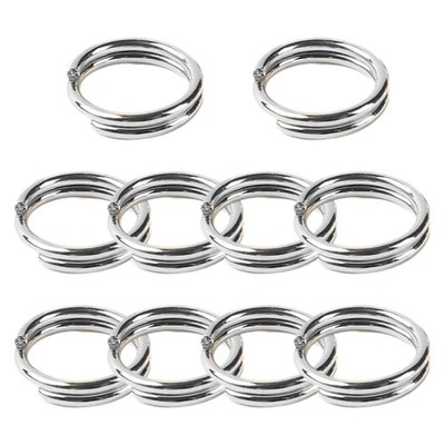 Stabile und leichte Schlüsselanhänger 10er Pack perfekt für Camping und Reise