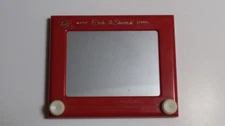 Etch A Sketch - Ohio Art - No. #505 Magic Screen - Red - Vintage - WORKS!