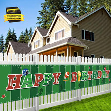 Football Birthday Party Decorations Supplies, 118 X 19.6'' Large Football Party