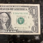 Eight Digit Broken Ladder Fancy Serial Number One Dollar Bill 1 Thru 8   — photo 2