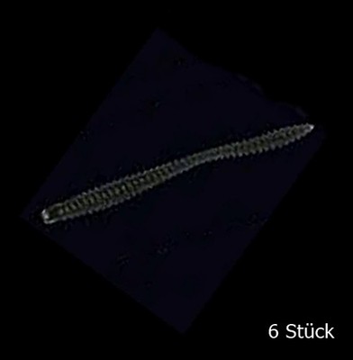 Nomura Soft Lures Glitter Rib Worm 4,7'' Black Shiner Back