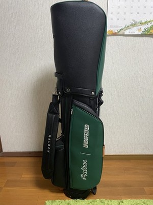 Malbon UNDEFEATED Golf Caddy Bag Green Black Includes 2 hood