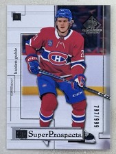 Kaiden Guhle 2022-23 Upper Deck SP Game Used Retro Rookies Crossover RC /999 NHL