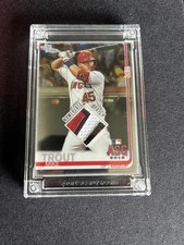 Mike Trout 2013 Season Game Worn Angels Jersey NAME PLATE Patch 2 Letter #24/25
