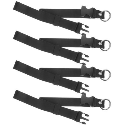 4 Pcs Verstellbare Schnallenriemen Gepäckbefestigungsgurte Reisegurte