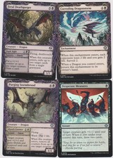 BLACK DRAGON DECK 40 CARDS KARTIR: DRAGONSTORM N-MINT MTG MAGIC FOILS K25