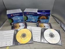 38 Total Verbatim 3/10PK CD-R DIGITAL VINYL, +  8. METAL Gold Silver  New Read