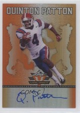 2013 Leaf Valiant Orange 23/50 Quinton Patton #BA-QP1 Auto 0s3