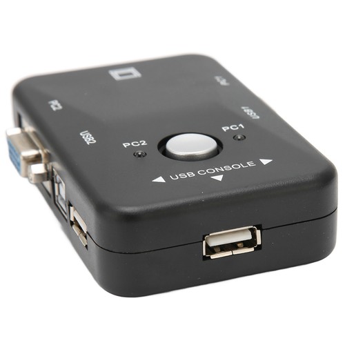 USB 2.0 KVM 1920x1440 2 Port Dual Monitor KVM For WIN95 98 98SE CB - Afbeelding 17 van 22