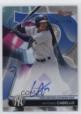 2020 Bowman's Best of Blue Refractor 12/150 Antonio Cabello #B20-AC Auto 0rd2