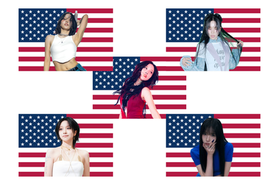 KPOP FLAG] TWICE MINA American Flag Wall Tapestry Once Fan Merch