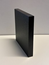 HDPE King Starboard Plastic Sheet - 1/2" Thick 12mm - Black - 24" x 36"