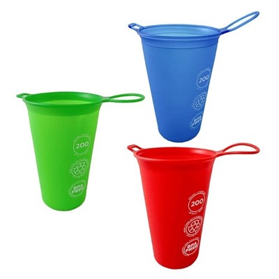 Foldable Water Bottle Soft Drinking Cup for Outdoor Sports Marathons Running