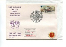 Isle of Man 1979 Laa Columb Killey festival cover, Autographed, RPS