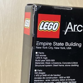 LEGO ARCHITECTURE: Empire State Building (21002)