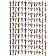 130Pcs O Scale 1:48 Painted-Figures People Passenger Different Poses People
