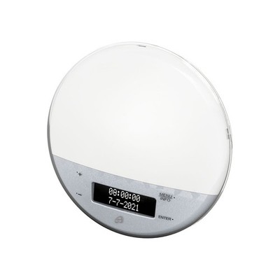 AURIOL Lichtwecker mit DAB+ Radio 8 Farben Naturgeräusche Snooze Sleep Timer