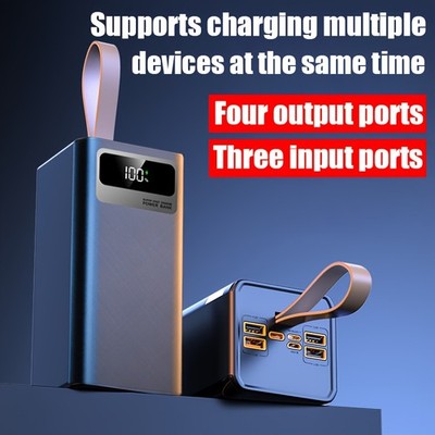 PowerBank 100000mAh 22.5W Schnellladefunktion Powerbank USB C-EIN/Ausg für Handy