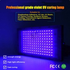 UV Curing Lamp 395nm LED Purple Fluorescent Detection Shadowless Glue Resin Tool