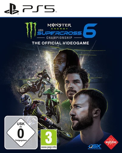 Monster Energy Supercross - The Official Videogame 6 (PlayStation 5) (UK IMPORT)