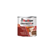 MaxMeyer PROTECT10N, Impregnante a Solvente per Esterni, Noce Scuro, 0.75L