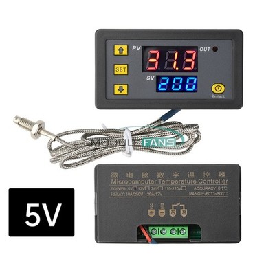 W3230 DC5V/12V 24V 110-220V 10A Digital LED Thermostat Temperature Controller