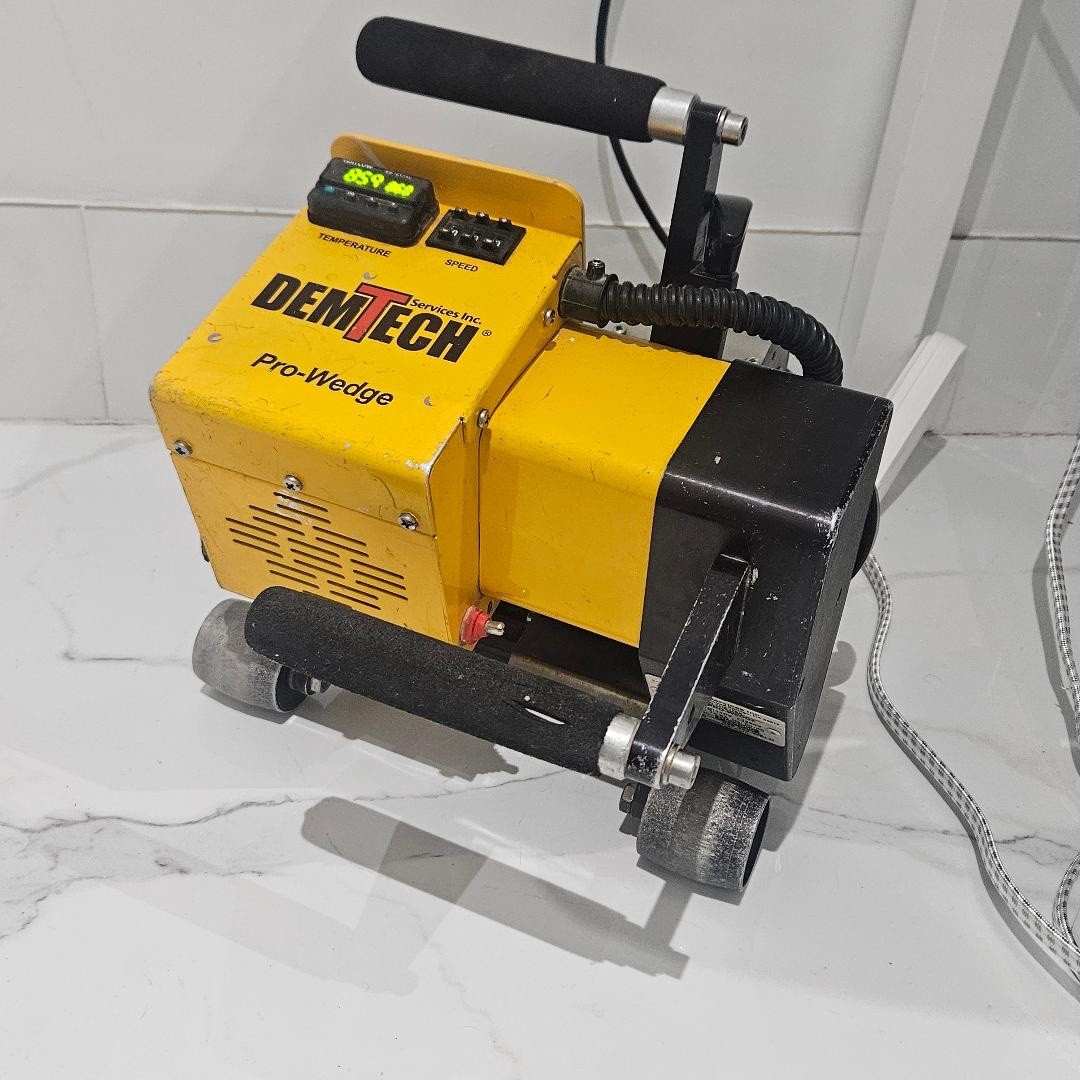 Mdemtech Machine Demtech Vm Pro-Wedge Bonding Machine HDPE Fusion Portable Tested! | eBay