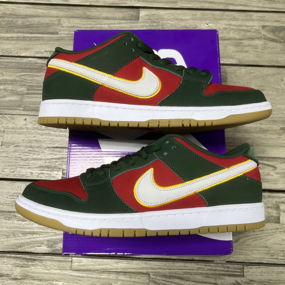 Size 10.5 - Nike Dunk Premium SB Low Seattle Supersonics | eBay
