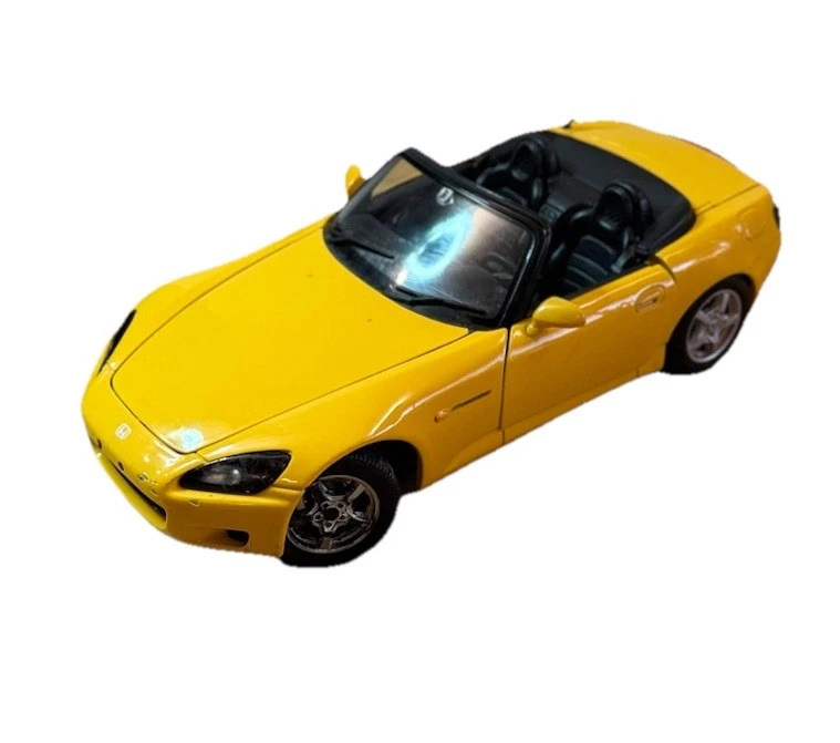 Coche diecast vintage Autoart Honda amarillo S2000 Foto 2 de 4