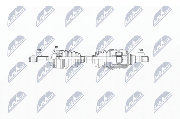 Antriebswelle NTY NPW-TY-058 FüR Toyota Corolla Verso VVT ZZE120_ ZZE120R-image