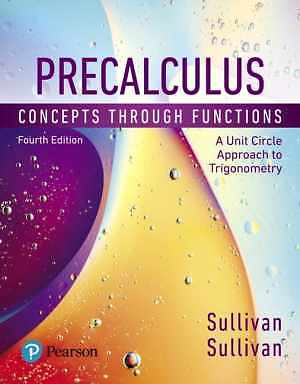 Precalculus: Concepts Through - Hardcover, by Sullivan Michael; Sullivan - Good
