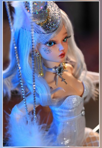 1/4 Ball Jointed Girl 17" BJD Doll Face Makeup Wigs Random Eyes Clothes Full Set - Picture 5 of 12