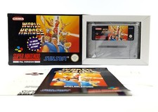 ebay® Auktion 196266589463 | Super Nintendo Spiel : World Heroes - Modul Anleitung OVP cib / SNES PAL NOE Thumbnail of ebay® auction 196266589463 | Super Nintendo Spiel : World Heroes - Modul Anleitung OVP cib / SNES PAL NOE