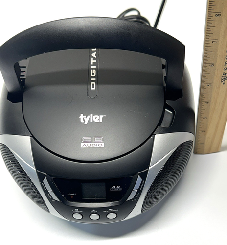Reproductor de CD estéreo portátil Boombox radio AM/FM marca Tyler modelo TAU101-SL probado - Imagen 20 de 24