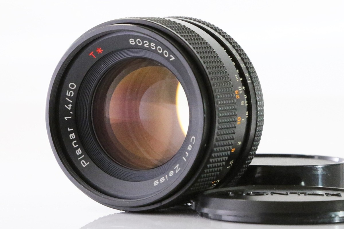 Mint+++] Contax Carl Zeiss Planar T* 50mm F1.4 AEJ Prime Lens MF C