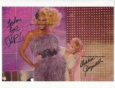 RuPAUL & DEBBIE REYNOLDS ~ signed 11 x 8.5 photo 