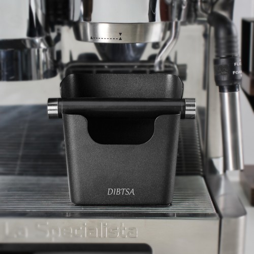 4.41 x 3.74 x 3.42 inch Black Coffee Grounds Knock Box Non-Slip Base Rubber Bar - Picture 4 of 20