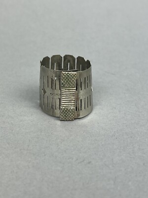 Vintage Selmer ''Wrap'' Magnitone Ligature for Alto & Tenor Sax Mouthpieces Silver