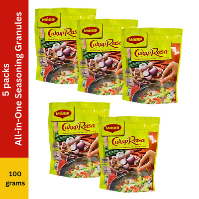 All-in-One Seasoning Mix, Sprinkle MAGGI 5 packs X100g Granules Original Taste